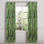 Euro Pleat Drapery in Enchanted Forest - Emerald
