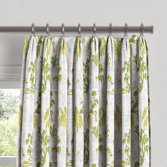 Euro Pleat Drapery in Meadow - Willow
