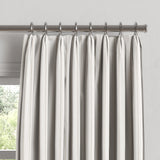 Euro Pleat Drapery in Sand Dollar Stripes