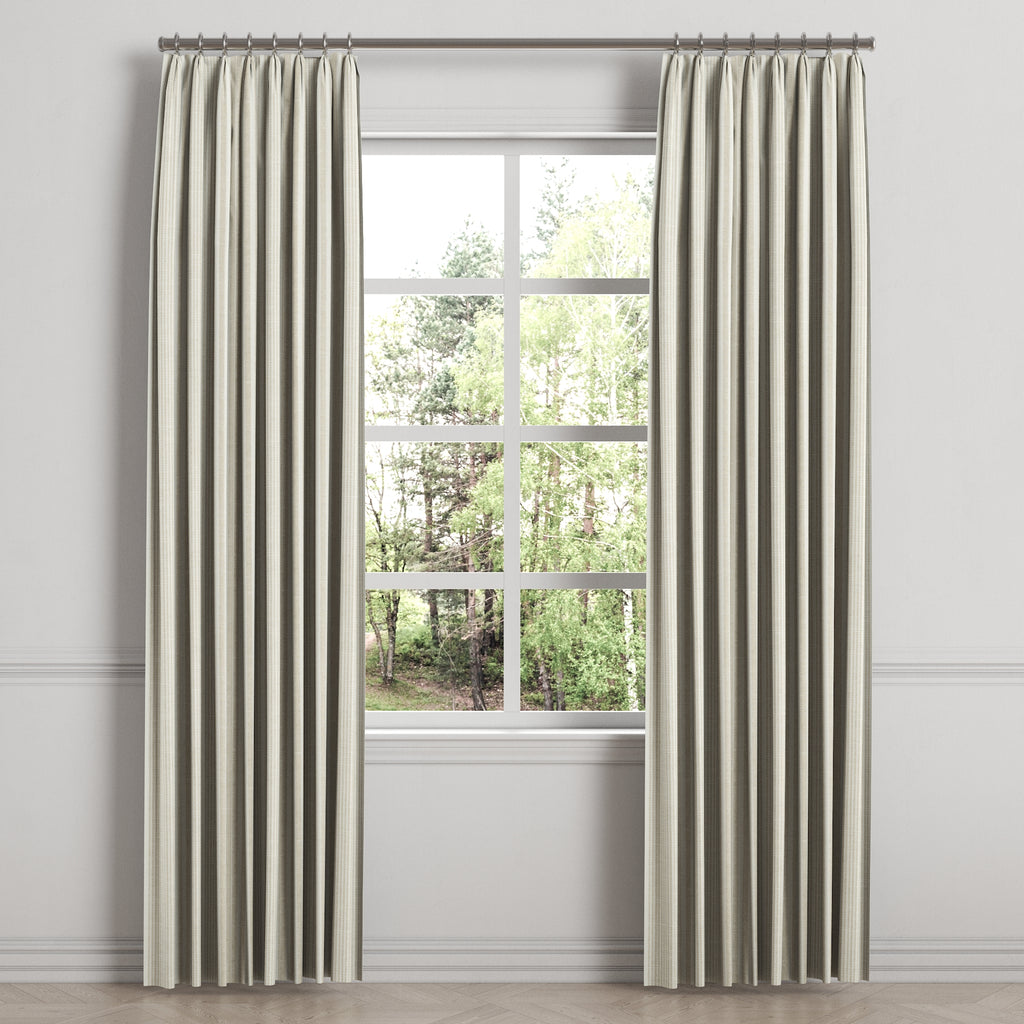 Euro Pleat Drapery in All Lined Up - Shell