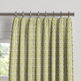 Euro Pleat Drapery in Checking In - Matcha