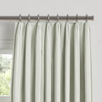 Euro Pleat Drapery in Classic Linen - Heathered Dove