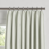 Euro Pleat Drapery in Classic Linen - Heathered Dove