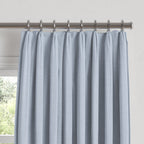 Euro Pleat Drapery in Classic Linen - Opal