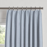 Euro Pleat Drapery in Classic Linen - Opal