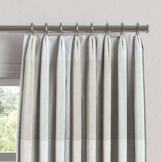Euro Pleat Drapery in Falmouth - Linen