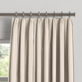 Euro Pleat Drapery in Slubby Linen - Ivory