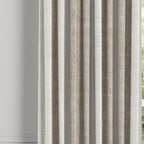 Euro Pleat Drapery in French Laundry Stripe - Champagne