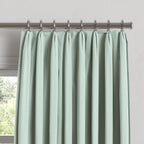 Euro Pleat Drapery in Baldwin - Cornflower