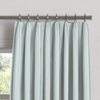 Euro Pleat Drapery in Baldwin - Baby Blue