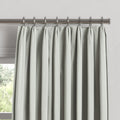 Euro Pleat Drapery in Lush Linen - Fog