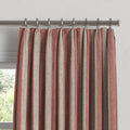 Euro Pleat Drapery in Nautical Stripes - Buoy