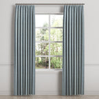 Euro Pleat Drapery in Nautical Stripes - Surfs Up