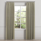 Euro Pleat Drapery in Nautical Stripes - Shoreline