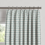 Euro Pleat Drapery in Leaf Me Alone - Minty Blue