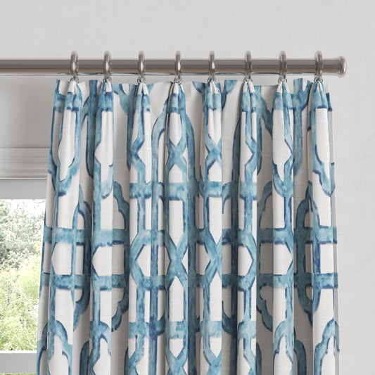 Euro Pleat Drapery in Trellis Like It Is - Waves