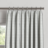 Euro Pleat Drapery in 100% Linen - Salt Air