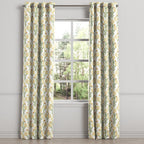 Grommet Drapery in Cottage Flowers - Sunbeam