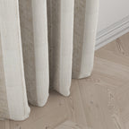Grommet Drapery in French Laundry Stripe - Champagne