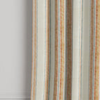 Grommet Drapery in French Laundry Stripe - Apricot
