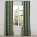 Ripplefold Drapery in Check With Me - Pine
