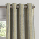 Grommet Drapery in Nautical Stripes - Shoreline