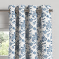 Grommet Drapery in Toile - Blue Skies