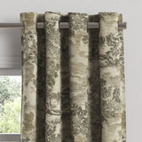 Grommet Drapery in Country Toile - Onyx