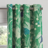 Grommet Drapery in Koi Pond - Green