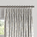 Pinch Pleat Drapery in Groovy - Natural