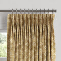 Pinch Pleat Drapery in Ditsy - Saddle