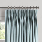 Pinch Pleat Drapery in Lush Linen - Breeze