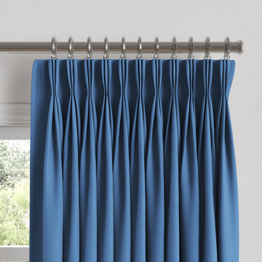 Pinch Pleat Drapery in Lush Linen - Ceramic