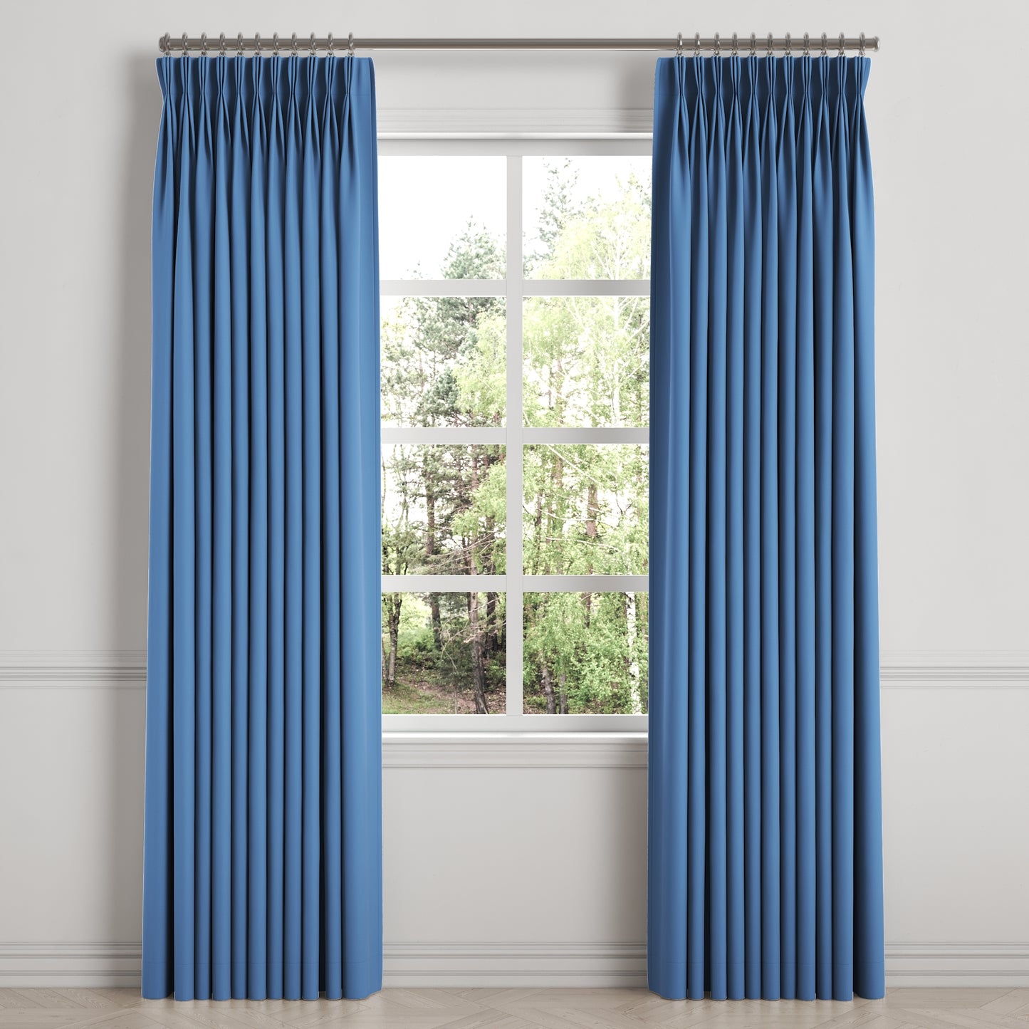 Pinch Pleat Drapery in Lush Linen - Ceramic