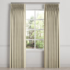 Pinch Pleat Drapery in Lush Linen - Mushroom