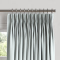 Pinch Pleat Drapery in Lush Linen - Ice