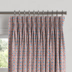 Pinch Pleat Drapery in Positive Print - Americana