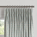 Pinch Pleat Drapery in Positive Print - Rain
