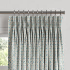 Pinch Pleat Drapery in Positive Print - Rain