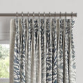 Pinch Pleat Drapery in Tiger - Blue