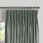Pinch Pleat Drapery in Make Waves - Dove