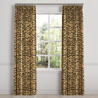 Pinch Pleat Drapery in Tiger - Bold