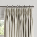 Pinch Pleat Drapery in Classic Linen - Heathered Dove
