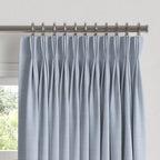 Pinch Pleat Drapery in Classic Linen - Opal