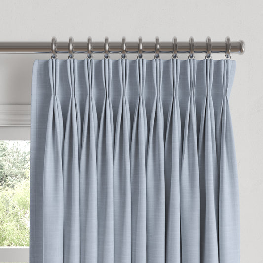 Pinch Pleat Drapery in Classic Linen - Opal