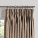 Pinch Pleat Drapery in Slubby Linen - Caramel