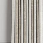 Pinch Pleat Drapery in French Laundry Stripe - Champagne