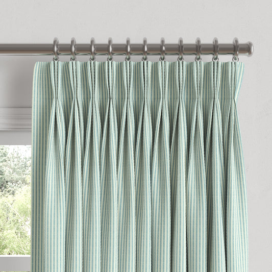 Pinch Pleat Drapery in Baldwin - Cornflower