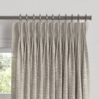 Pinch Pleat Drapery in Linen Sheer - Ivory
