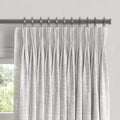 Pinch Pleat Drapery in Linen Sheer - Optic White